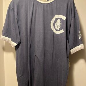 CHICAGO CUBS RETRO RED JACKET T SHIRT MENS XL ***NWT***RETAIL $55